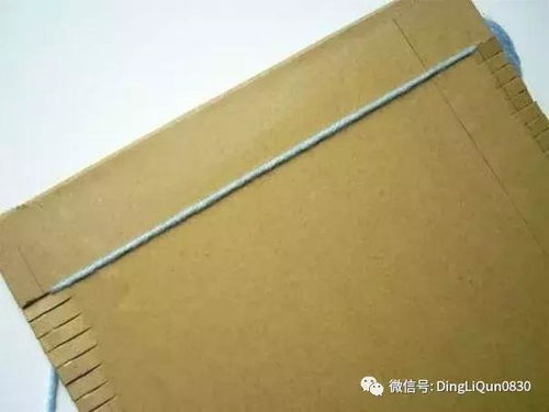 创意手工 利用纸板与叉子编织家居小物